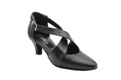 SCARPA DONNA DA BALLO PEDULLA' ART. 75 MOD. CUCCARINI NERO TACCO 5 CM
