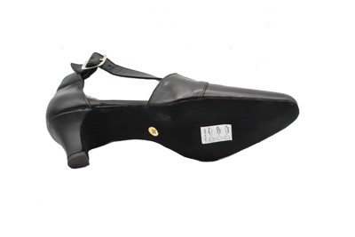 SCARPA DONNA DA BALLO PEDULLA' ART. 75 MOD. CUCCARINI NERO TACCO 5 CM